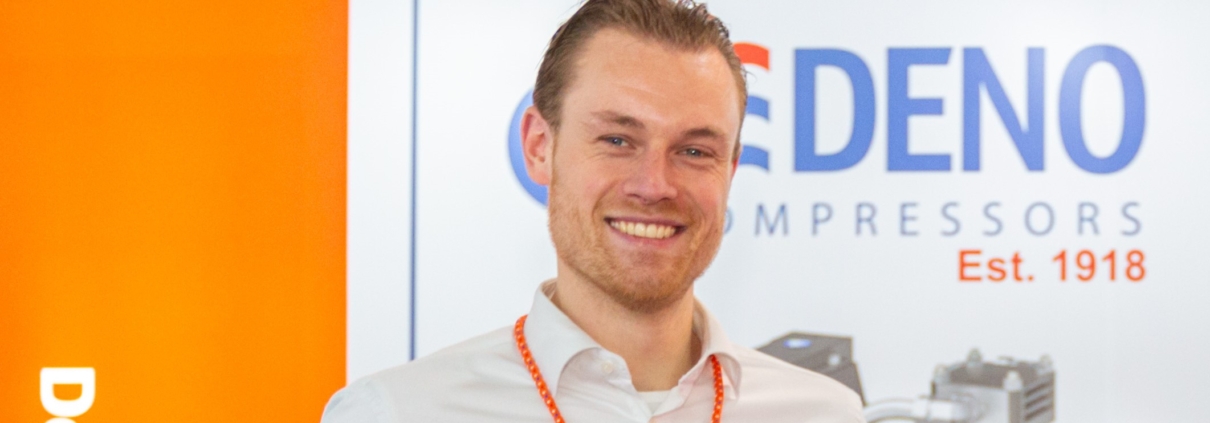 Projectmanager & Mechanical Design Engineer Enzo Legierse van Deno Compressors vertelt hoe de expert die kwam adviseren over die digitalisering ervoor zorgde dat Deno een bredere visie kreeg op hoe het bedrijf goed kan aansluiten op de wensen van klanten in de hele maritieme industrie.